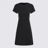 Givenchy A-line Black Dress With Fitted Bodice In Black