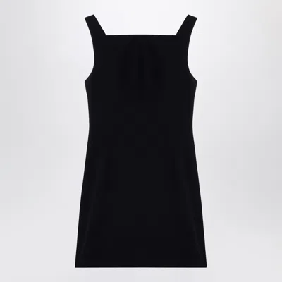 GIVENCHY GIVENCHY BLACK MINI DRESS WITH BACK NECKLINE