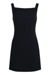 Givenchy Black Mini Dress With Back Neckline In Multi