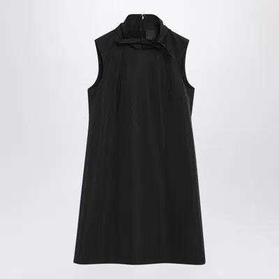 GIVENCHY GIVENCHY BLACK MINI DRESS WITH BOW