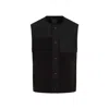 Givenchy Men's Mix Material Vest 4g Pocket In Black