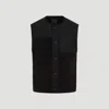 Givenchy Men's Mix Material Vest 4g Pocket In Black