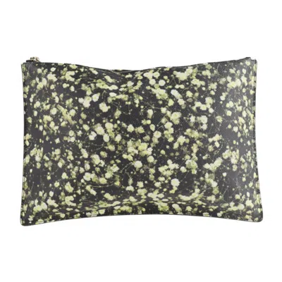 Pre-owned Givenchy Black Multi-color Pvc Clutch Bag Handbag Pouch ()