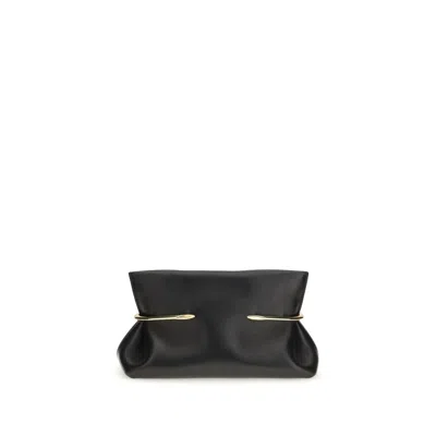 Givenchy Black Napa Leather / Calf Bos Taurus Clutch Women's Bag