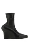 GIVENCHY BLACK NAPPA LEATHER ANKLE BOOTS