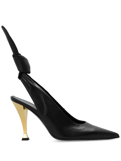 Givenchy Black Nappa Leather Beauw Pumps