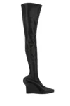 Givenchy Black Black Leather Over The Knee Boots