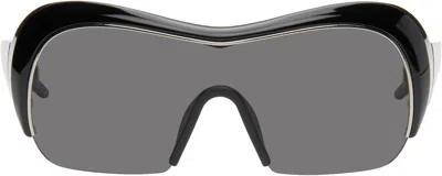 Givenchy Black Night Bird Injected Sunglasses In Shiny Black / Smoke