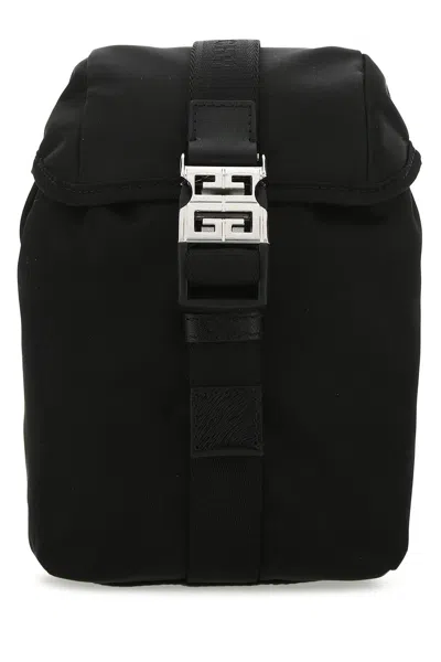 Givenchy Black Nylon Blend Mini 4g Light Backpack