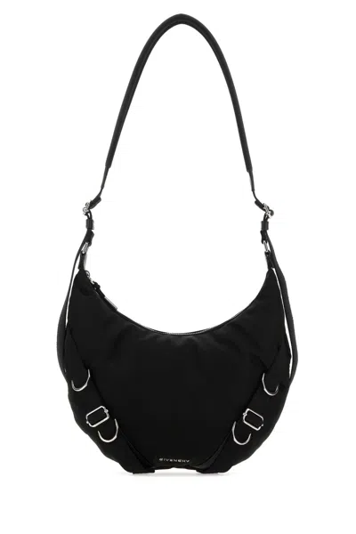 Givenchy Black Nylon Blend Voyou Crossbody Bag