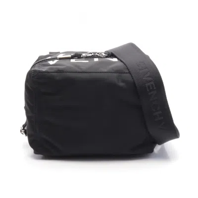 Pre-owned Givenchy Black Nylon Leather Shoulder Bag ()