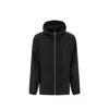 Givenchy Black Nylon Shell Men's Jacket In Black