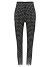 Givenchy Fitted Leggings With Distinctive Pattern And High Waistband In Black