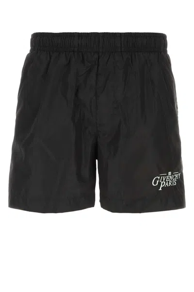 Givenchy Black Nylon Swimming Shorts