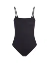 GIVENCHY GIVENCHY BLACK ONE PIECE SWIMSUIT IN 4G RECYCLED NYLON