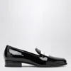 Givenchy Logo-plaque Patent Leather Loafers In Black