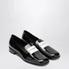 Givenchy Tux Logo Patent Leather Loafers In Black