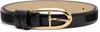 Givenchy Pinch Leather Belt In Black