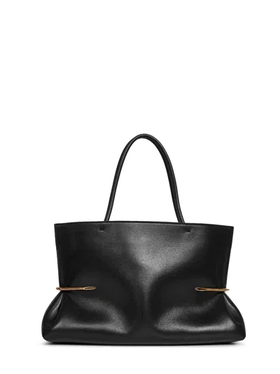 Givenchy Pinch Squeezed Horizontal Tote Bag In Nappa Leather In Black