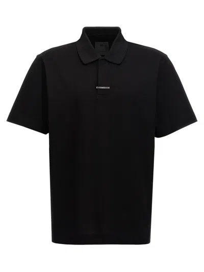 GIVENCHY BLACK PLACKET POLO SHIRT
