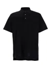 Givenchy Men Black Polo Shirt With Logo Embroidery On The Front In Cotton Man In Black