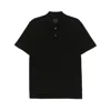 Givenchy Logo-embroidered Cotton Polo Shirt In Black