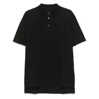 GIVENCHY GIVENCHY BLACK POLO SHIRTS MEN