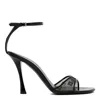 Givenchy Black Stitch 4g Mesh Heeled Sandals In Black