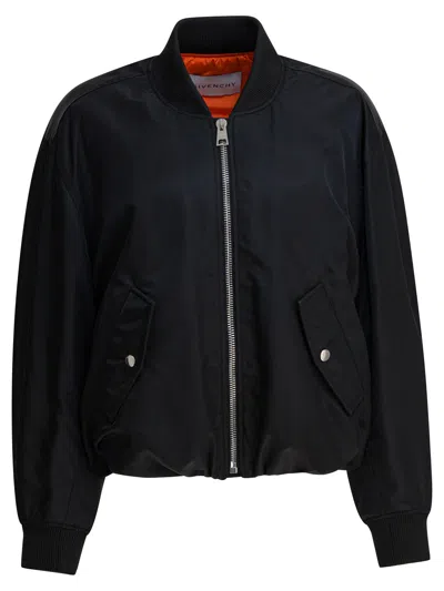 GIVENCHY GIVENCHY BLACK POLYAMIDE JACKET