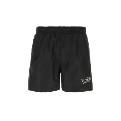 Givenchy Black Polyamide Swim Shorts