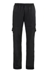 Givenchy Black Polyester Cargo Pant In Black