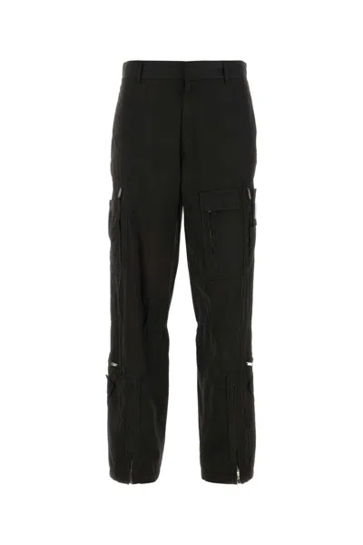 GIVENCHY GIVENCHY BLACK POPLIN CARGO PANT