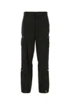 Givenchy Cargo Style Stretch Poplin Pant In Black