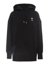 Givenchy Black Oversized Frame Print Hoodie In Black