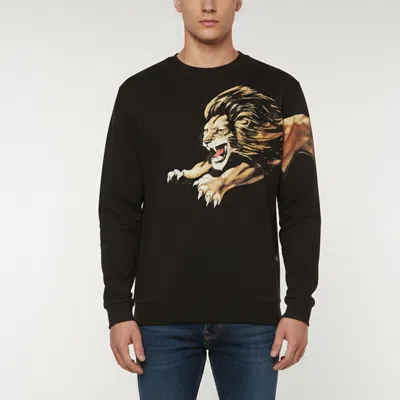 Pre-owned Givenchy Black Printed Jersey Crewneck Sweatshirt Xxl