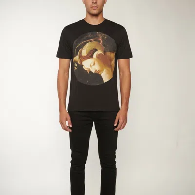 Pre-owned Givenchy Black Printed Jersey Short Sleeve T-shirt M
