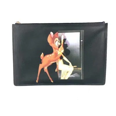 Pre-owned Givenchy Black Pvc Clutch Bag ()
