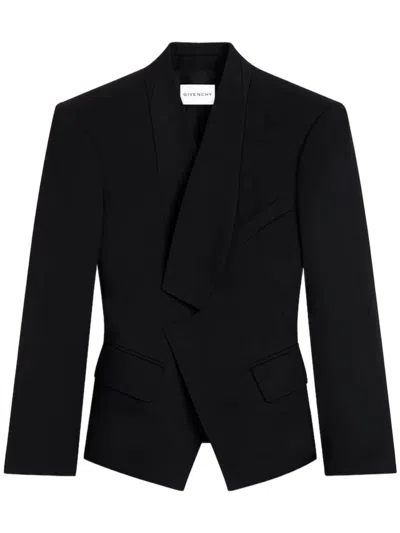 GIVENCHY BLACK REVERSE LAPEL JACKET