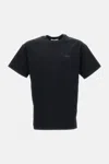 Givenchy Black Round Neck Logo Patch T-shirt In Black