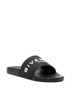 Givenchy Black Rubber Slides