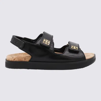 GIVENCHY BLACK SANDALS