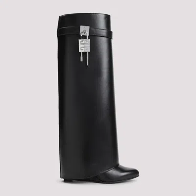 GIVENCHY BLACK SHARK LOCK BOOTS