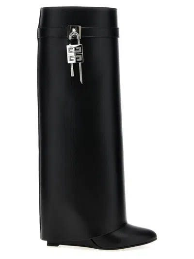 GIVENCHY BLACK SHARK LOCK BOOTS