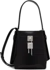 Givenchy Black Shark Lock Bucket Bag In 001-black