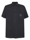 Givenchy Black Short-sleeved Cotton Shirts In Black
