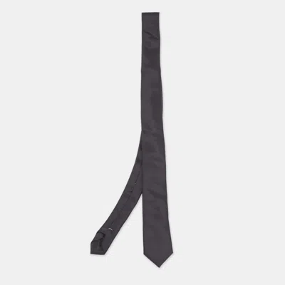 Pre-owned Givenchy Black Silk Skinny Tie