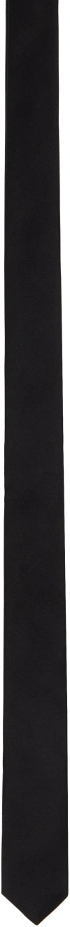 Givenchy Black Silk Tie In Black