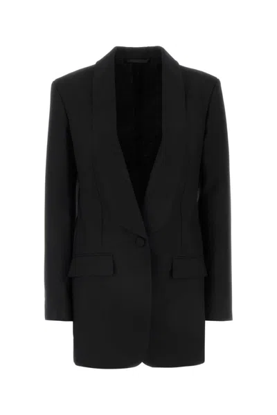 GIVENCHY BLACK SINGLE BREASTED BLAZER