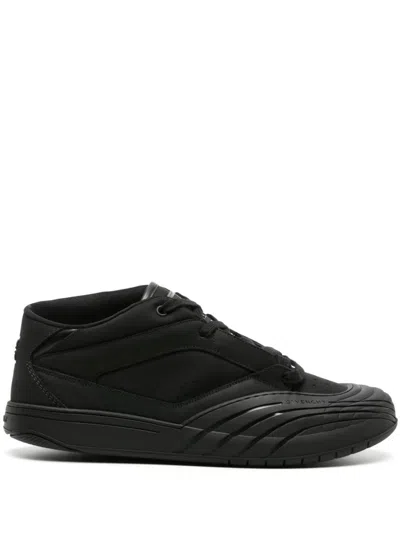 Givenchy Black Skate Sneakers In Nubuck And Synthetic Fibre
