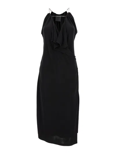 GIVENCHY BLACK SLEEVELESS DRESS